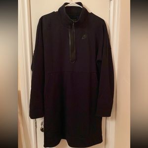Nike Women Black Long sweatshirt Dress S